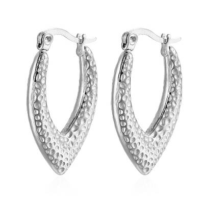 Non-Tarnish 304 Stainless Steel Hoop Earrings