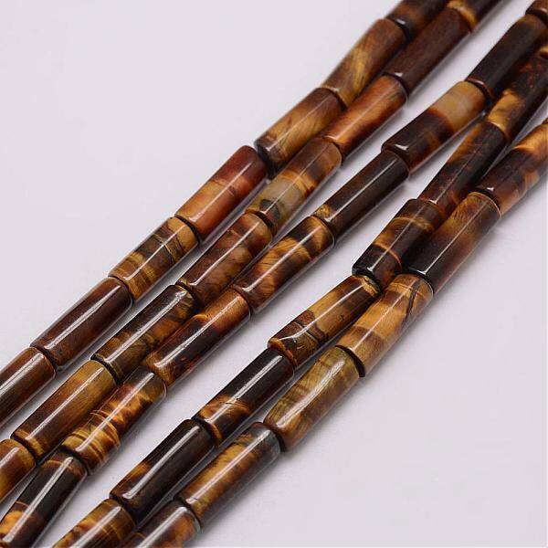 Natural & Dyed Tiger Eye Bead Strands