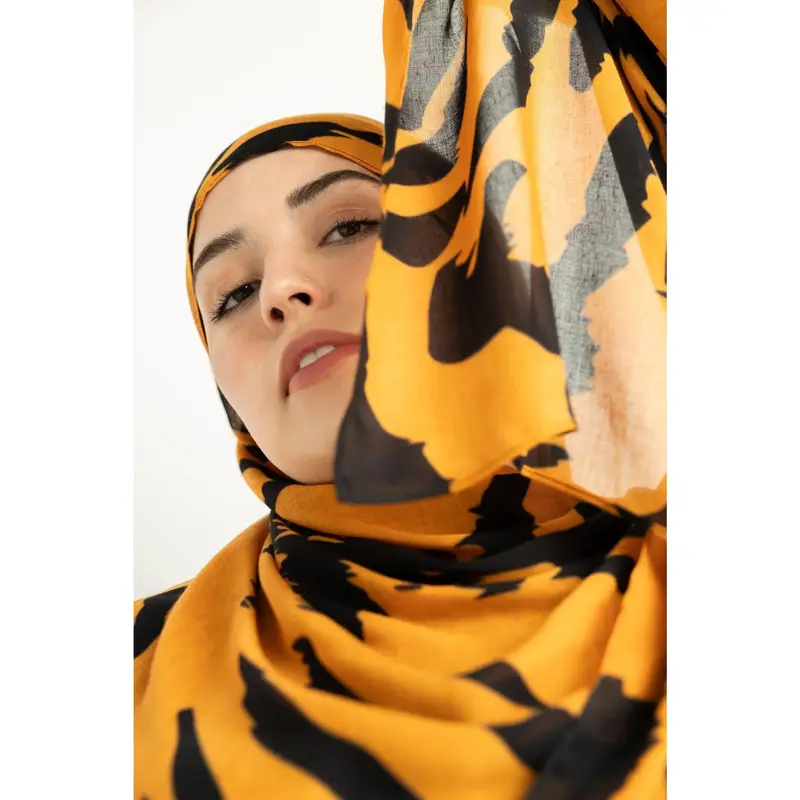 Modal Hijab - Tiger Stripes