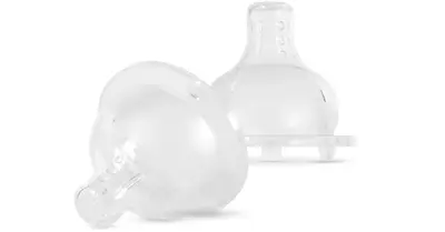 Baboo Liquid Silicone Teat Fast Flow Baby Bottle Teat 6m+ 2pcs