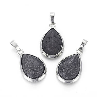 Natural Lava Rock Pendants