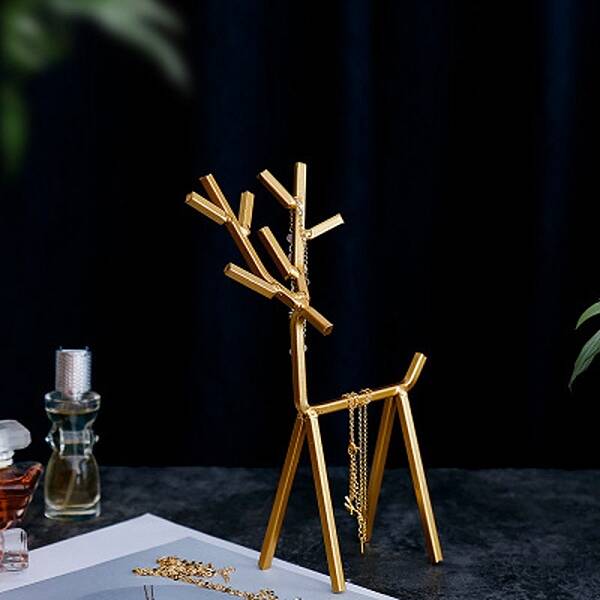 Deer Iron Earrings Storage Rack