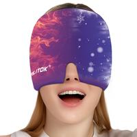 【Nova】Migraine Headache Relief Cap, Gel lce Head Wrap for Tension,puffy eyes, and Stress Relief.Suitable for Home breaks,...