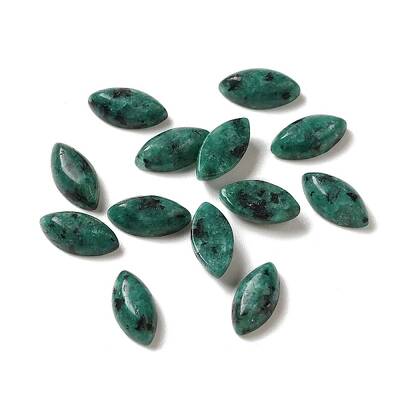 Natural Green Spot Jasper Cabochons