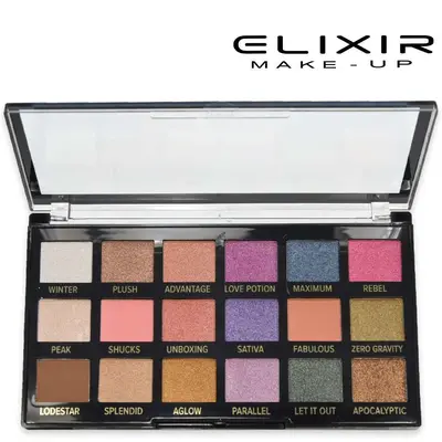 Elixir palette eye shadow pro mod.g 18 colors