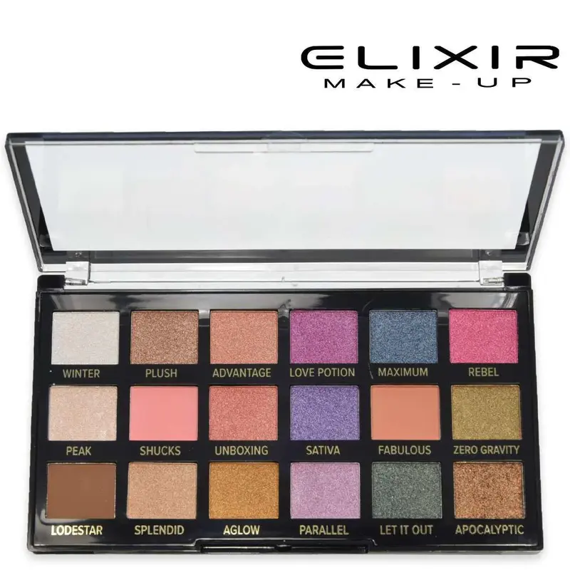 Elixir palette eye shadow pro mod.g 18 colors