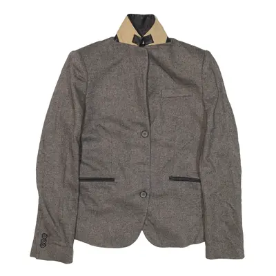 ZARA Blazer Jacket Grey Womens XS