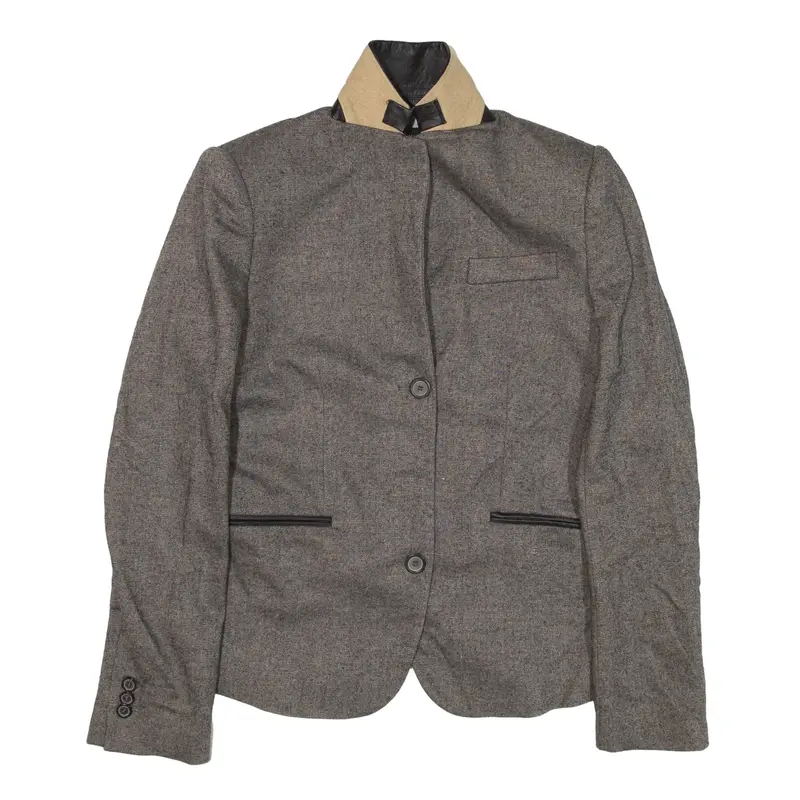 ZARA Blazer Jacket Grey Womens XS