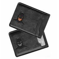 Leather Bat Wallet - Stylish Superhero Design, Durable Bifold Wallet with Multiple Card Slots, Cash Compartment, and Iconic L...