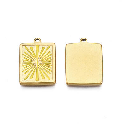 304 Stainless Steel Enamel Pendants