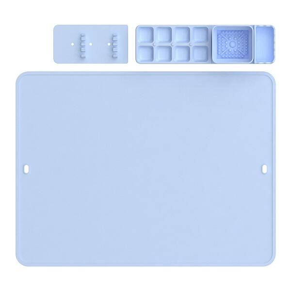 Silicone Watercolor Oil Paint Palette Mat