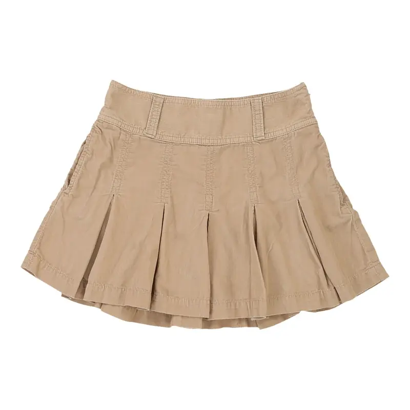 Age 8 Gap Cord Skirt - Small Beige Cotton