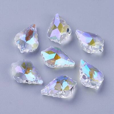 Faceted Glass Pendants