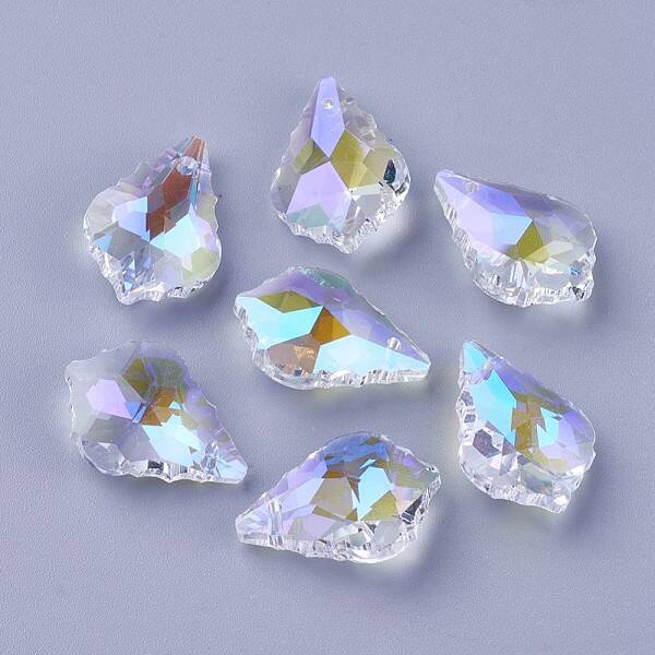 Faceted Glass Pendants