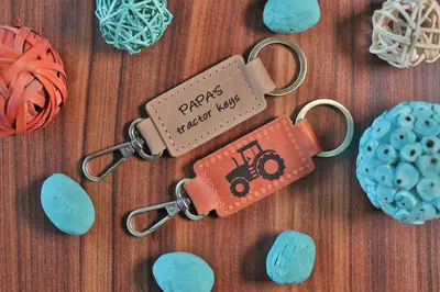 Tractor Keychain
