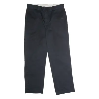 DICKIES 874 Workwear Mens Twill Trousers Black Classic Straight W38 L32