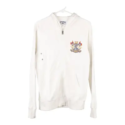 Age 16 Replay And Sons  Hoodie - XL White Cotton Blend