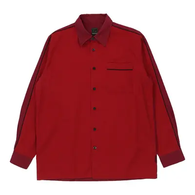 Blend Of America Shirt - Large Red Cotton