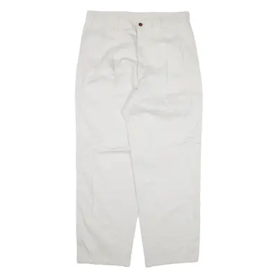 DOCKERS Trousers Beige Loose Tapered Mens W34 L28