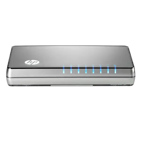 HP JD867A#ABA | OfficeConnect 1405 Series V1405-8 8 x RJ-45 Ports 10/100Base-TX Layer 2 Unmanaged Rack-mountable Fast Etherne...