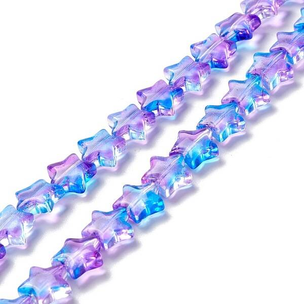 Transparent Glass Beads Strand