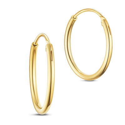 925 Sterling Silver Hoop Earrings