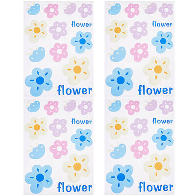 PVC Self Adhesive Flower Car Sticker