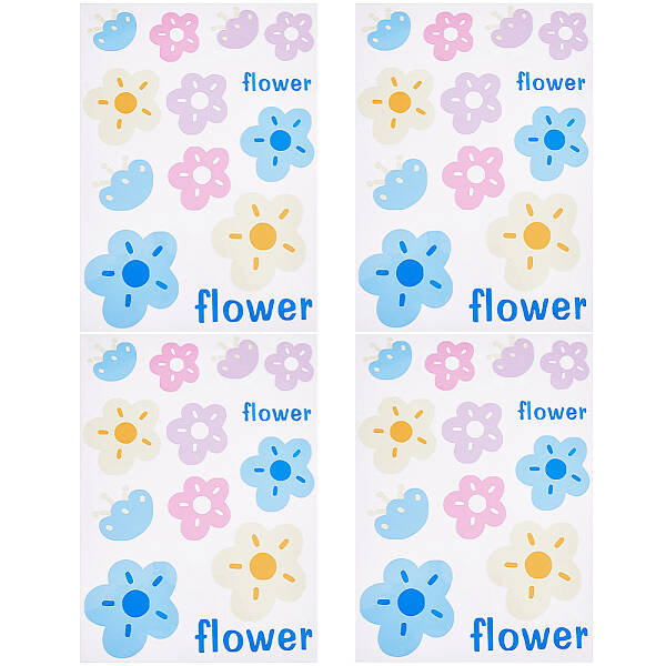 PVC Self Adhesive Flower Car Sticker
