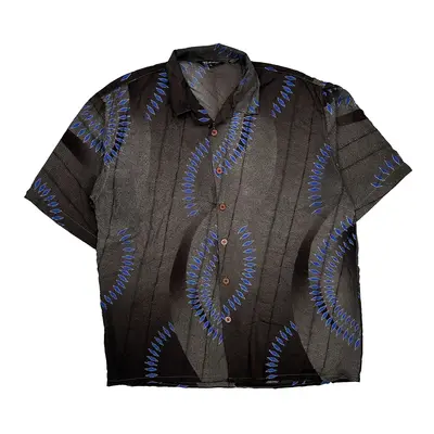 Unbranded Patterned Shirt - XL Black Polyester