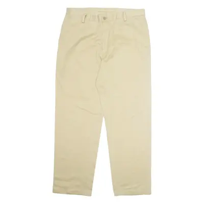 NAUTICA Chino Mens Trousers Beige Regular Straight W36 L32