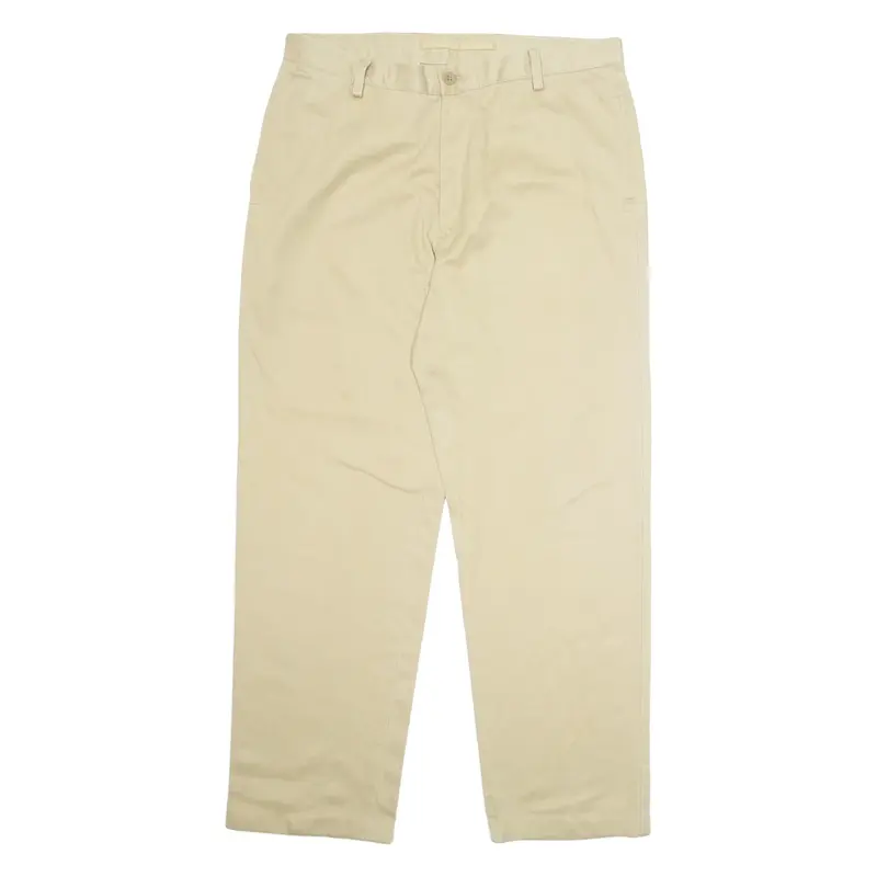 NAUTICA Chino Mens Trousers Beige Regular Straight W36 L32