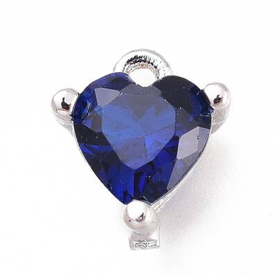 Brass Micro Pave Cubic Zirconia Charms