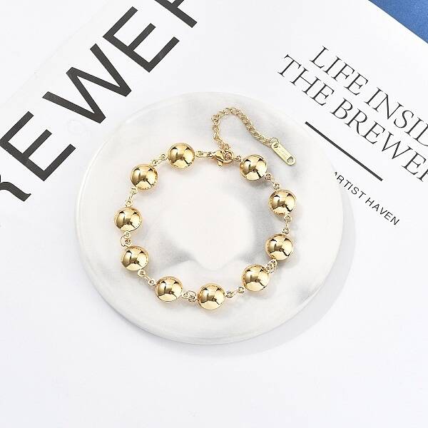 304 Stainless Steel Link Chain Bracelets for Women