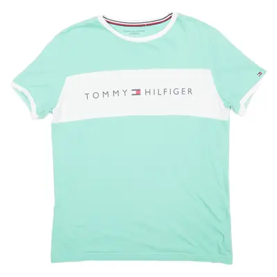 TOMMY HILFIGER Mens T-Shirt Blue S