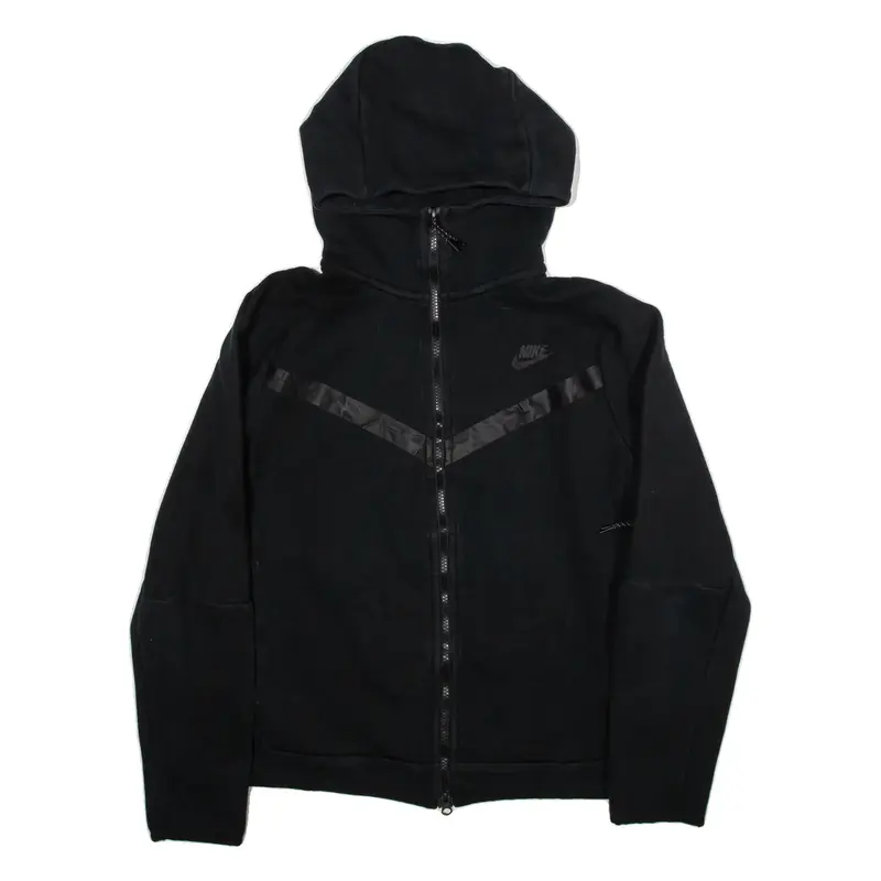 NIKE Mens Black Hoodie Full Zip M