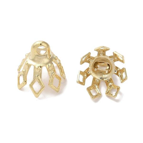 Brass Bead Cap Bails