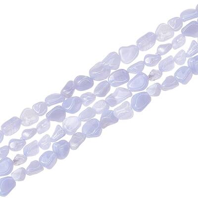 Natural Blue Lace Agate Beads Strands