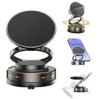 Magnetic Phone Stand Foldable Retractable Car Gym Mirror Shower Universal Strong Grip Phone Holder for iPhone 16 Pro Max 15 P...