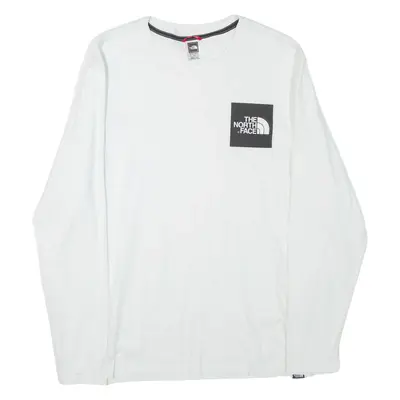 THE NORTH FACE Mens T-Shirt White Long Sleeve L