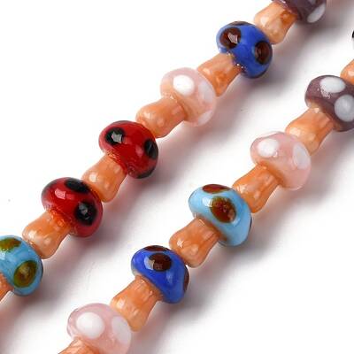 Handmade Evil Eye Lampwork Beads Strands
