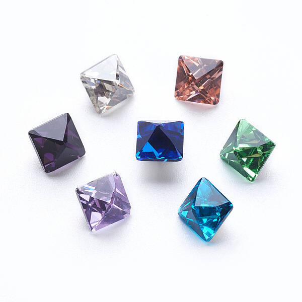 K9 Glass Rhinestone Cabochons