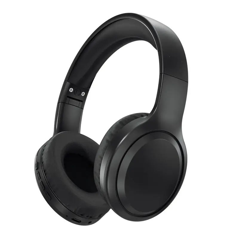DR-03 Over-Ear Wireless Bluetooth Headphones – Stereo Sound Drivers, 12H Battery Life, Foldable Design for PC/Music/Travel/...