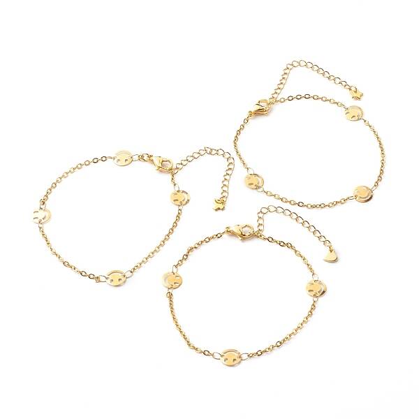 304 Stainless Steel Link Chains Bracelet