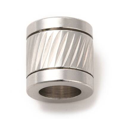 Non-Tarnish 304 Stainless Steel Glazed European Beads