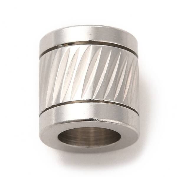 Non-Tarnish 304 Stainless Steel Glazed European Beads