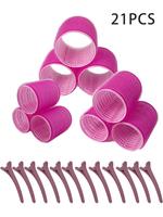 Plastic Mixed Size Hair Roller Set, Hair Styling Tool, Mother's Day Gift, Curler Rollers, Easy Styling Curling Hair Tubes and...