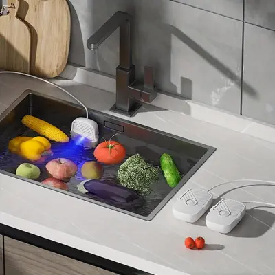 Portable USB Electric Fruit & Vegetable Washing Machine, Household Food Deep Cleaning Machine For Home Kitchen