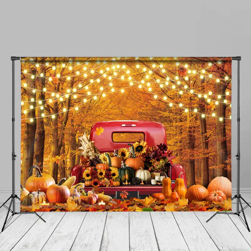 Sunflower Bumper Crop Maple Trees Autumn Backdrop - Aperturee