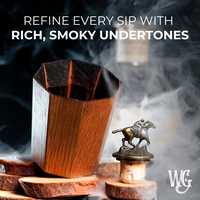 Whiskey Grail - Handmade and Charred Drinking Vessel - Ideal Whiskey Glass for Whiskey Consumption