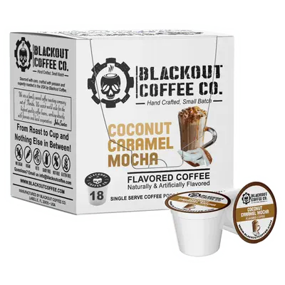 Coconut Caramel Mocha Flavored Coffee Pods 18CT - Best Flavored Coffee